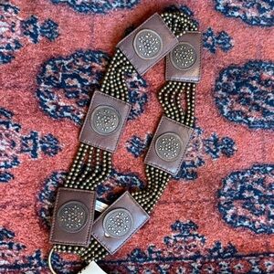 Urban Outfitters Bronze Stretchy Belt. Size (s/m).